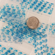 12534 Original Mini Ziplock 2.5mil Plastic Bags 1.25" x 3/4" Reclosable Baggies (Blue Boy) - The Baggie Store