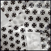 2020 Original Mini Ziplock 2.5mil Plastic Bags 2" x 2" Reclosable Baggies (Chopper/Iron Cross) - The Baggie Store