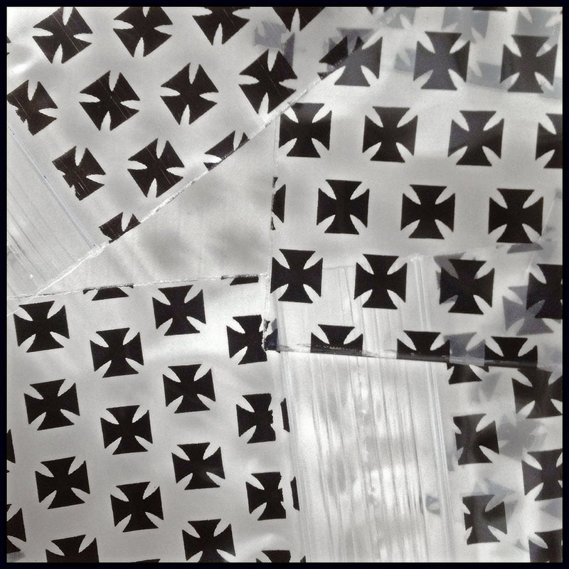 2020 Original Mini Ziplock 2.5mil Plastic Bags 2" x 2" Reclosable Baggies (Chopper/Iron Cross) - The Baggie Store
