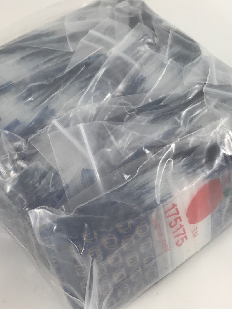 175175 Original Mini Ziplock 2.5mil Plastic Bags 1.75" x 1.75" Reclosable Baggies (Crown) - The Baggie Store