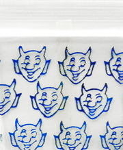 12534 Original Mini Ziplock 2.5mil Plastic Bags 1.25" x 3/4" Reclosable Baggies (Devil) - The Baggie Store