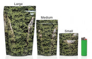 Mylar Stealth Bag, Green Camo - The Baggie Store
