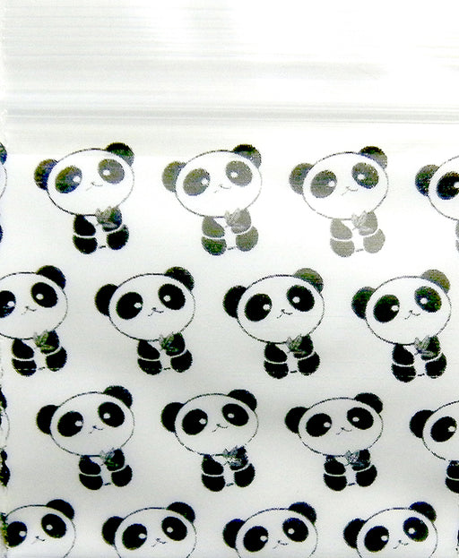 125125 Original Mini Ziplock 2.5mil Plastic Bags 1.25" x 1.25" Reclosable Baggies (Panda) - The Baggie Store