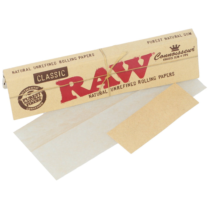 RAW Classic Connoisseur King Slim + Tips