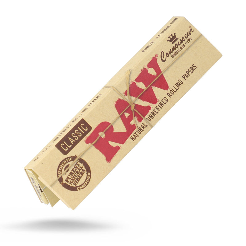 RAW Classic Connoisseur King Slim + Tips - TBS Supply Co