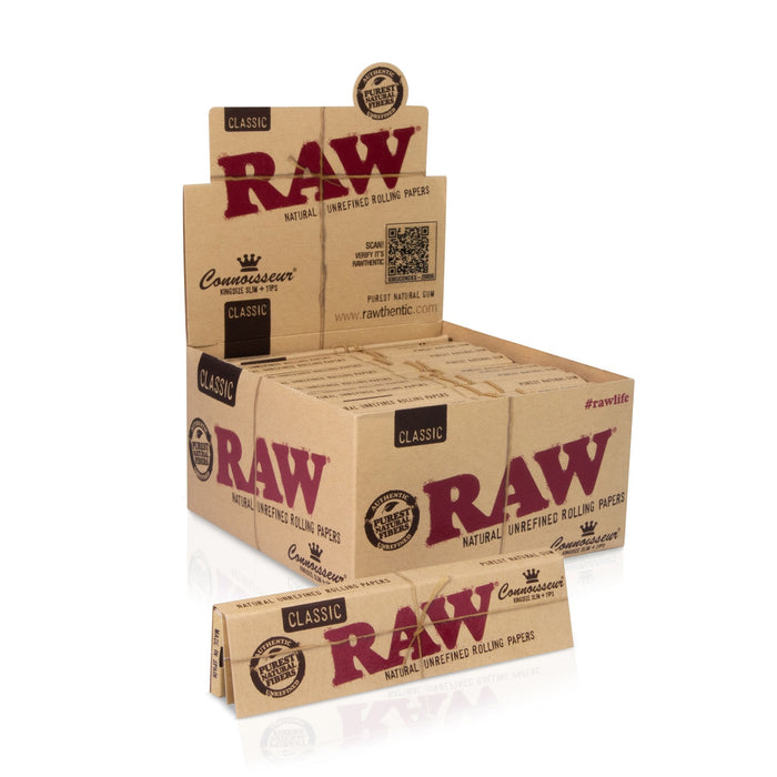 RAW Classic Connoisseur King Slim + Tips