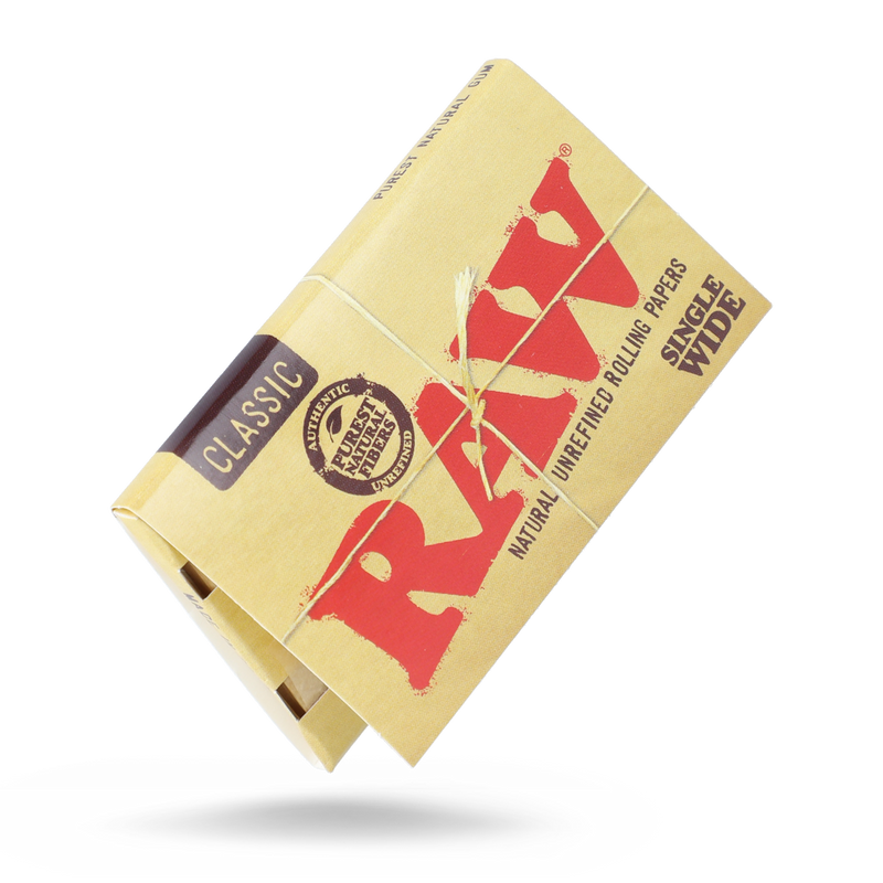 RAW Classic Single Wide Rolling Papers - TBS Supply Co