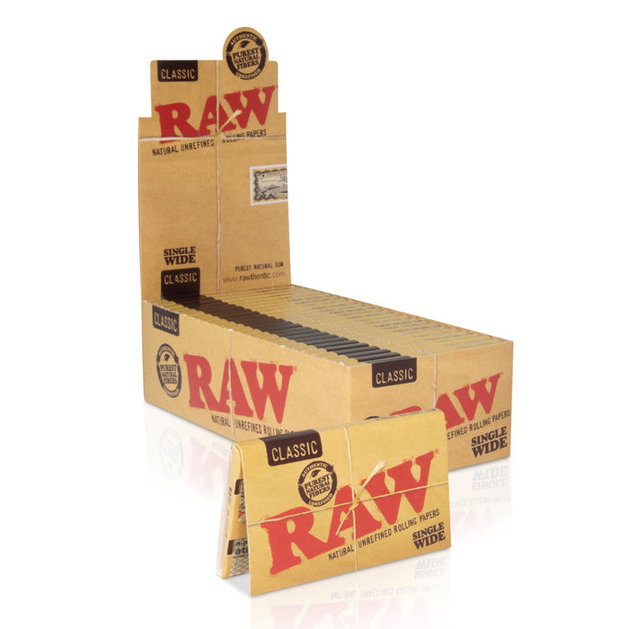 RAW Classic Single Wide Rolling Papers