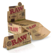 RAW Organic Hemp King Slim Artesano-Fold Out Tray + Tips - TBS Supply Co
