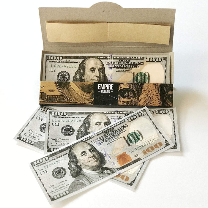 EMPIRE $100 Dollar Bill Papers - The Baggie Store