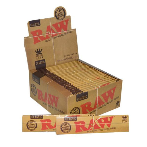 RAW Rolling Papers Classic King Slim - The Baggie Store