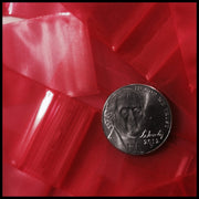 10125 Original Mini Ziplock 2.5mil Plastic Bags 1" x 1.25" Reclosable Baggies (Red) - The Baggie Store