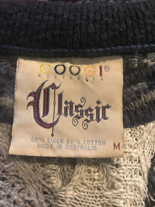 COOGI Authentic Vintage Retro Multicolor Hand Sewn Australian Sweater Men's Medium