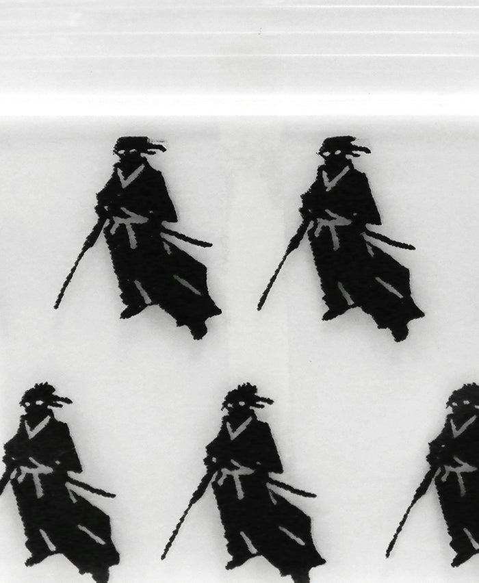 2020 Original Mini Ziplock 2.5mil Plastic Bags 2" x 2" Reclosable Baggies (Samurai Ninja) - The Baggie Store