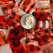 5858 Original Mini Ziplock 2.5mil Plastic Bags 5/8" x 5/8" Reclosable Baggies (Teddy Bear) - The Baggie Store