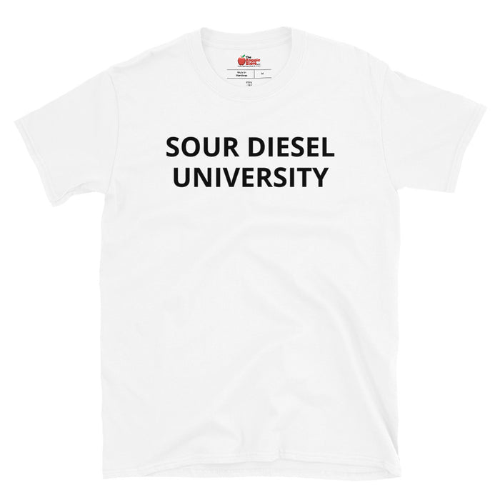"SOUR DIESEL UNIVERSITY" Short-Sleeve Unisex T-Shirt