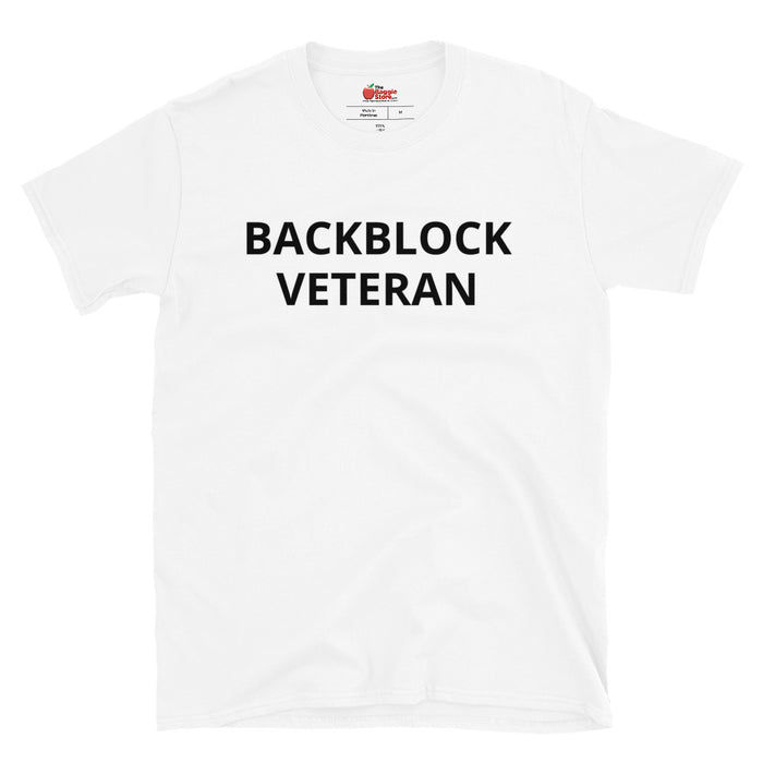 "BACKBLOCK VETERAN" Short-Sleeve Unisex T-Shirt