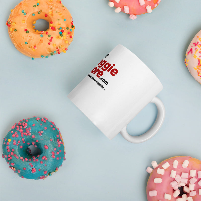 The Baggie Store White glossy mug - TBS Supply Co