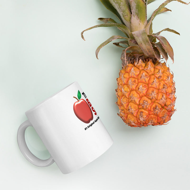 The Baggie Store White glossy mug - TBS Supply Co